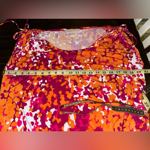 MICHAEL KORS Women’s Midi Orange Dress size Large - Picture 16 of 16